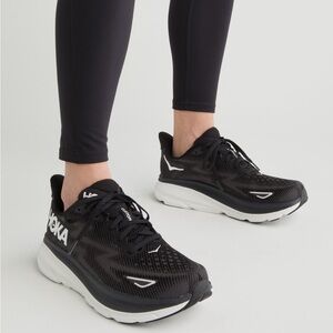 Hoka Clifton 9 Black Running Shoes